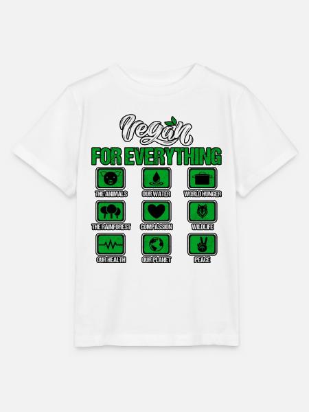 Vegan for everything - Stanley/Stella Kinder T-Shirt MINI CREATOR - Weiß