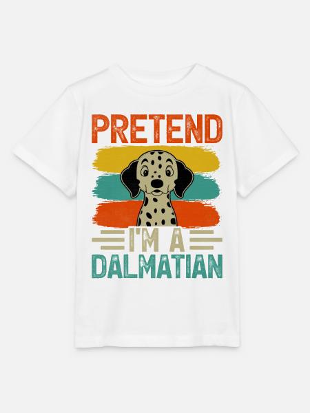 Pretend I'm a dalmatian - Stanley/Stella Kinder T-Shirt MINI CREATOR - Weiß