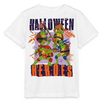 TMNT Mutant Mayhem Halloween Heroes - T-shirt bio MINI CREATOR Stanley/Stella Enfant - blanc - Devant - Maike (125cm)