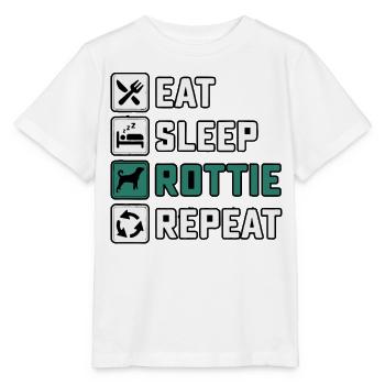 Manger dormir pourri Répéter - T-shirt bio MINI CREATOR Stanley/Stella Enfant - blanc - Devant - Maike (125cm)
