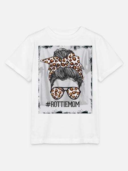 Rottie Mom - Stanley/Stella Kinder T-Shirt MINI CREATOR - Weiß