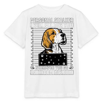 Beagle Personal Stalker - T-shirt bio MINI CREATOR Stanley/Stella Enfant - blanc - Devant - Maike (125cm)