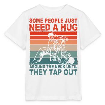 Brazilian Jiu-Jitsu Funny Saying - Stanley/Stella MINI CREATOR Kids’ T-Shirt - white - Front - Maike (125cm)