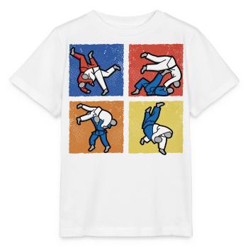 Brazilian Jiu-Jitsu - Stanley/Stella MINI CREATOR Kids’ T-Shirt - white - Front - Maike (125cm)