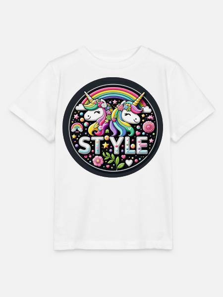 Einhorn1 - Stanley/Stella Kinder T-Shirt MINI CREATOR - Weiß