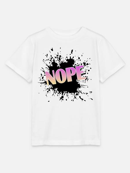 Nope - Stanley/Stella Kinder T-Shirt MINI CREATOR - Weiß