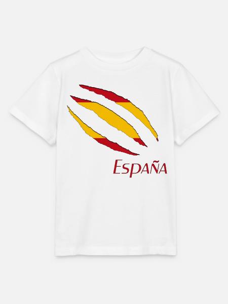 España Spanien Spain - Stanley/Stella Kinder T-Shirt MINI CREATOR  - Weiß