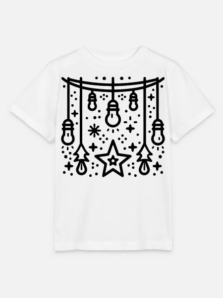 Lichterkette - Stanley/Stella Kinder T-Shirt MINI CREATOR - Weiß