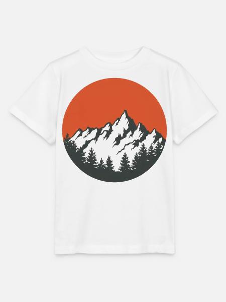 Gebirge - Stanley/Stella Kinder T-Shirt MINI CREATOR - Weiß