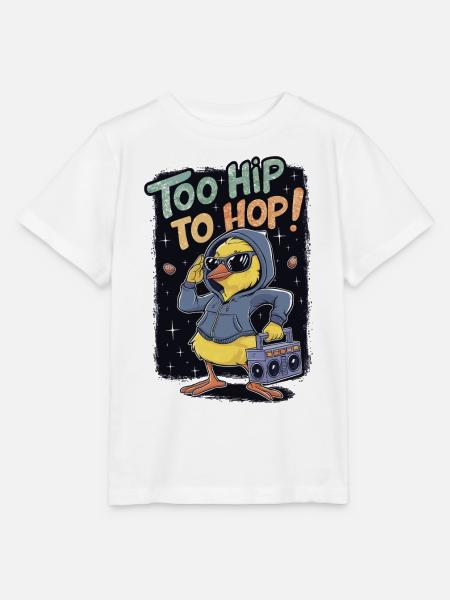 Too Hip To Hop – Hip-Hop Küken - Stanley/Stella Kinder T-Shirt MINI CREATOR  - Weiß