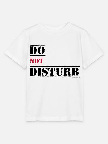 Bitte nicht stören - Stanley/Stella Kinder T-Shirt MINI CREATOR - Weiß