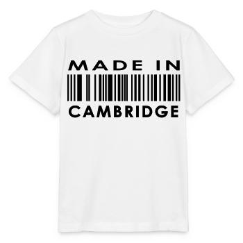 Fait à Cambridge - T-shirt bio MINI CREATOR Stanley/Stella Enfant - blanc - Devant - Maike (125cm)