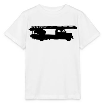 Rotary ladder fire brigade - Stanley/Stella MINI CREATOR Kids’ T-Shirt - white - Front - Maike (125cm)