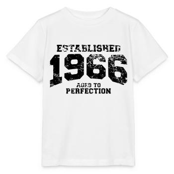 establishes 1966 - aged to perfection - Stanley/Stella Kinder T-Shirt MINI CREATOR  - Weiß - Vorne - Maike (125cm)