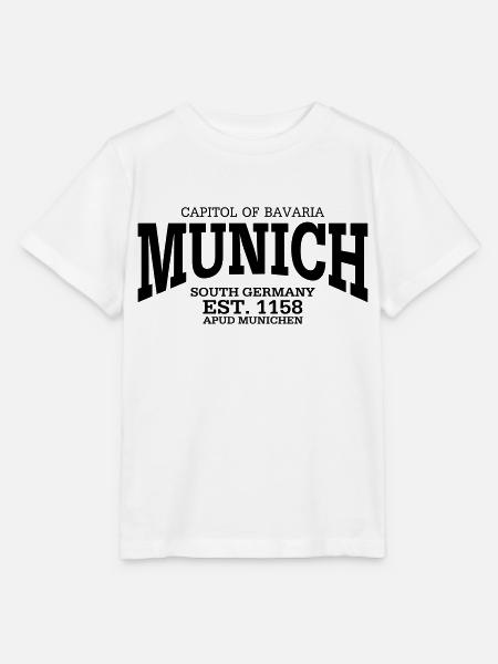 Munich Bavaria - Stanley/Stella Kinder T-Shirt MINI CREATOR - Weiß