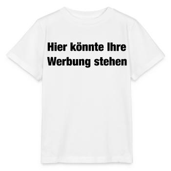Quote Here could be your advertisement - Stanley/Stella MINI CREATOR Kids’ T-Shirt - white - Front - Maike (125cm)