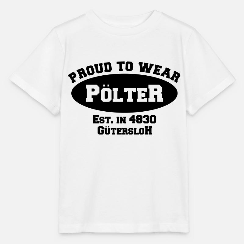 polter - T-shirt bio MINI CREATOR Stanley/Stella Enfant - blanc