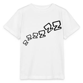 zzz schlafen muede erschoepft schnarchen abend nac - Stanley/Stella Kinder T-Shirt MINI CREATOR  - Weiß - Vorne - Maike (125cm)