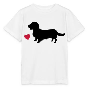 Rough-haired dachshund - Stanley/Stella MINI CREATOR Kids’ T-Shirt - white - Front - Maike (125cm)
