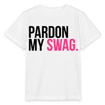 pardon my swag - T-shirt bio MINI CREATOR Stanley/Stella Enfant - blanc - Devant - Maike (125cm)