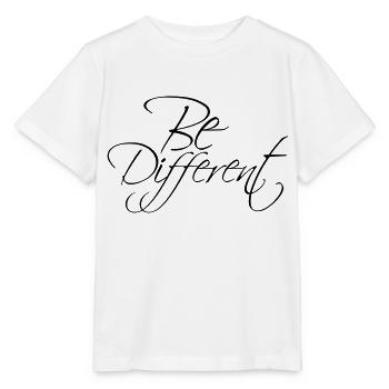 Text Be Different Be You Design - Stanley/Stella Kinder T-Shirt MINI CREATOR  - Weiß - Vorne - Maike (125cm)