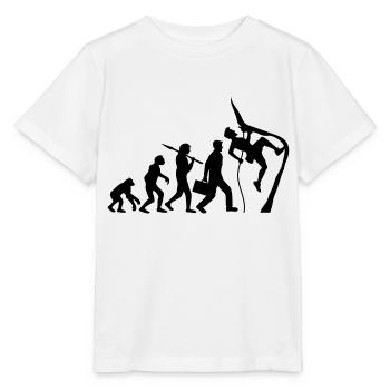 Klettern seil bergsteiger evolution - Stanley/Stella Kinder T-Shirt MINI CREATOR  - Weiß - Vorne - Maike (125cm)