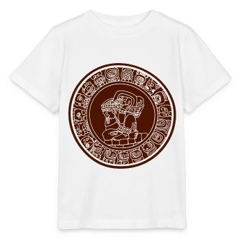 Mayan Calendar Sun Calendar Mayan Horoscope - Stanley/Stella MINI CREATOR Kids’ T-Shirt - white - Front - Maike (125cm)