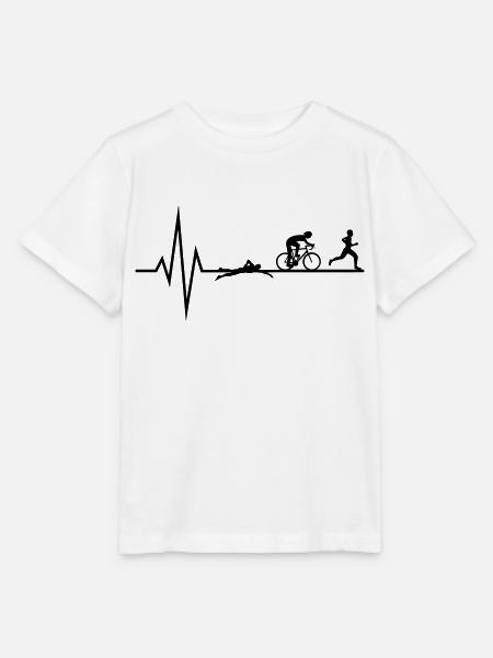 Herzschlag Triathlon - Stanley/Stella Kinder T-Shirt MINI CREATOR - Weiß
