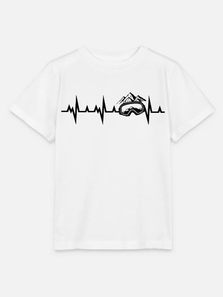 Snowboard Snowboarder - Stanley/Stella Kinder T-Shirt MINI CREATOR  - Weiß