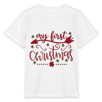 Mon premier Noël - T-shirt bio MINI CREATOR Stanley/Stella Enfant - blanc - Devant - Maike (125cm)