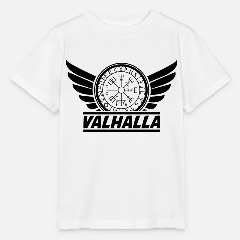 Boussole Valhalla - T-shirt bio MINI CREATOR Stanley/Stella Enfant - blanc
