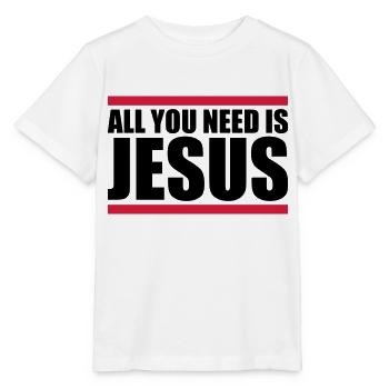 Beam Need Jesus - Stanley/Stella MINI CREATOR Kids’ T-Shirt - white - Front - Maike (125cm)
