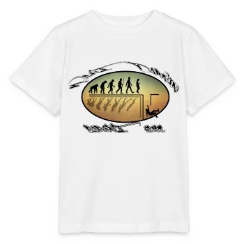 Evolutions Theory - Stanley/Stella Kinder T-Shirt MINI CREATOR  - Weiß - Vorne - Maike (125cm)