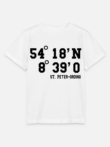 Sankt Peter Ording Nordsee Urlaub Idee - Stanley/Stella Kinder T-Shirt MINI CREATOR - Weiß