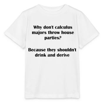 Calculus House Parties Pun - Stanley/Stella MINI CREATOR Kids’ T-Shirt - white - Front - Maike (125cm)