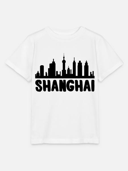 Shanghai - Stanley/Stella Kinder T-Shirt MINI CREATOR - Weiß
