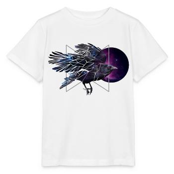 Space Raven - Stanley/Stella Kinder T-Shirt MINI CREATOR  - Weiß - Vorne - Maike (125cm)