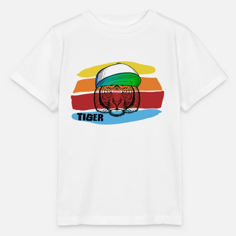 Tiger - Stanley/Stella Kinder T-Shirt MINI CREATOR - Weiß