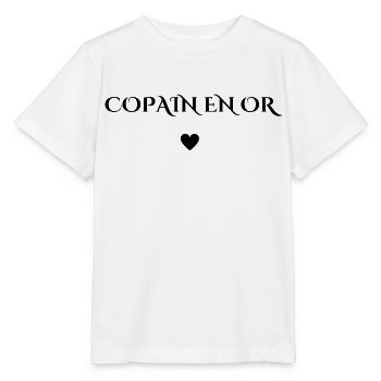 copain en or - T-shirt bio MINI CREATOR Stanley/Stella Enfant - blanc - Devant - Maike (125cm)