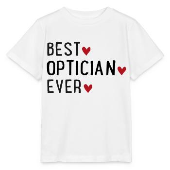 Optician - Stanley/Stella MINI CREATOR Kids’ T-Shirt - white - Front - Maike (125cm)