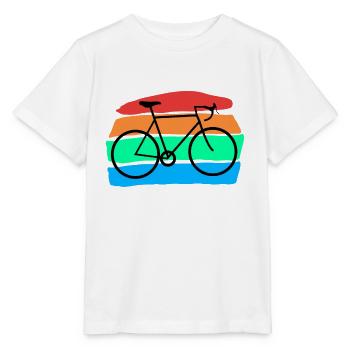Bicyclette - T-shirt bio MINI CREATOR Stanley/Stella Enfant - blanc - Devant - Maike (125cm)