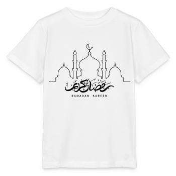 Ramadan Kareem/motif islamique - T-shirt bio MINI CREATOR Stanley/Stella Enfant - blanc - Devant - Maike (125cm)