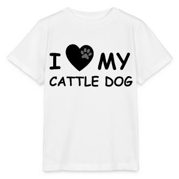 Dog Hund - Stanley/Stella Kinder T-Shirt MINI CREATOR  - Weiß - Vorne - Maike (125cm)