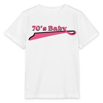 Année 70 baby - T-shirt bio MINI CREATOR Stanley/Stella Enfant - blanc - Devant - Maike (125cm)