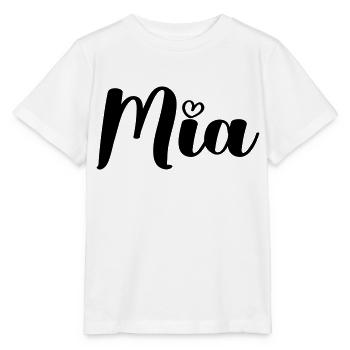 mia - Stanley/Stella Kinder T-Shirt MINI CREATOR  - Weiß - Vorne - Maike (125cm)