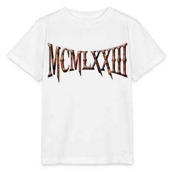 MCMLXXIII 1973 50th Birthday B-Day Birthday Gift - Stanley/Stella MINI CREATOR Kids’ T-Shirt - white - Front - Maike (125cm)