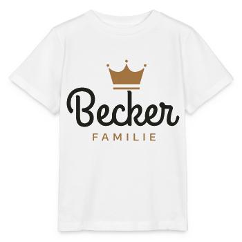 Becker Familie - Stanley/Stella Kinder T-Shirt MINI CREATOR  - Weiß - Vorne - Maike (125cm)