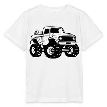 Monster Truck - T-shirt bio MINI CREATOR Stanley/Stella Enfant - blanc - Devant - Maike (125cm)