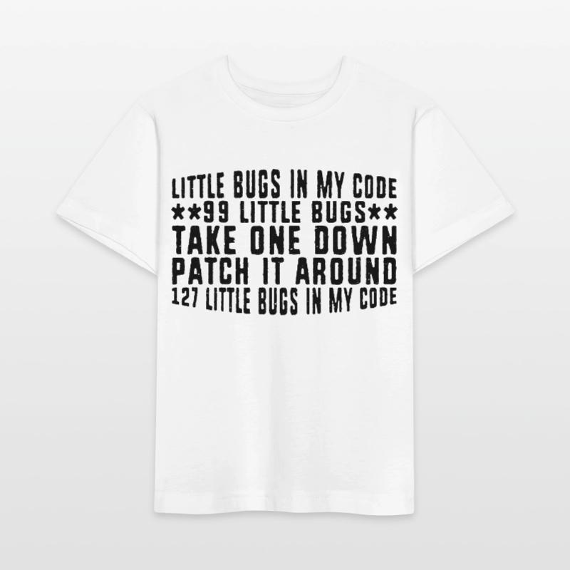 99 petits bugs dans mon code 8 T-shirt bio MINI CREATOR Stanley/Stella Enfant