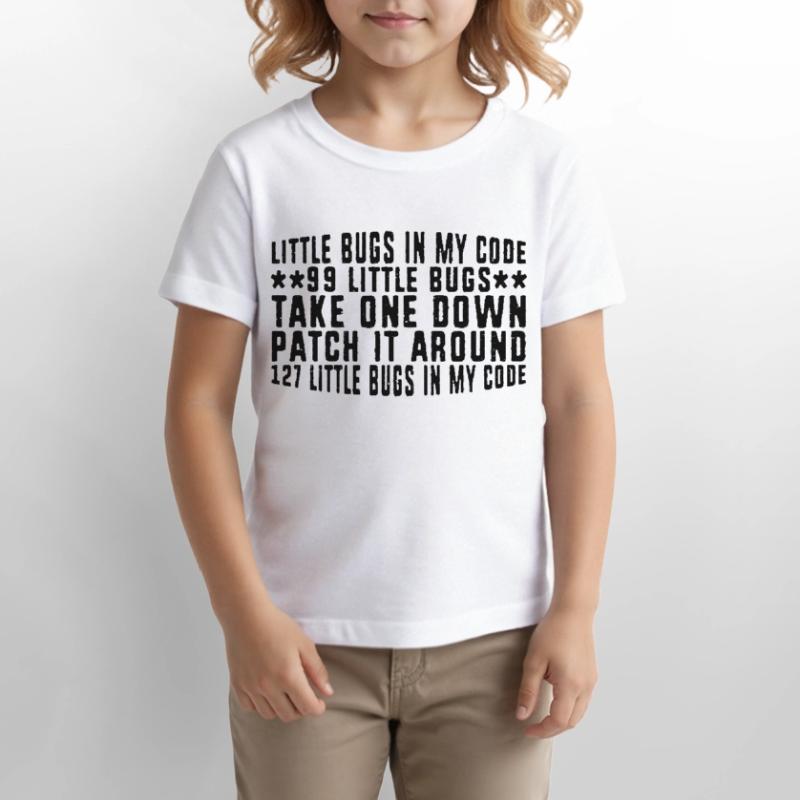 99 petits bugs dans mon code 8 T-shirt bio MINI CREATOR Stanley/Stella Enfant